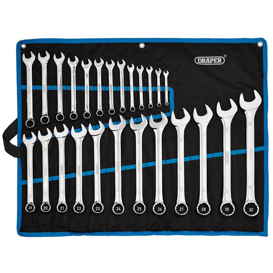 Draper HI-TORQ® Metric 25pc Combination Spanner Set, 6-32mm 97918