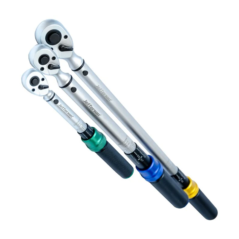 Jefferson 3pc Calibrated Micrometer Style Torque Wrench Set JEFTRQWRHSET03