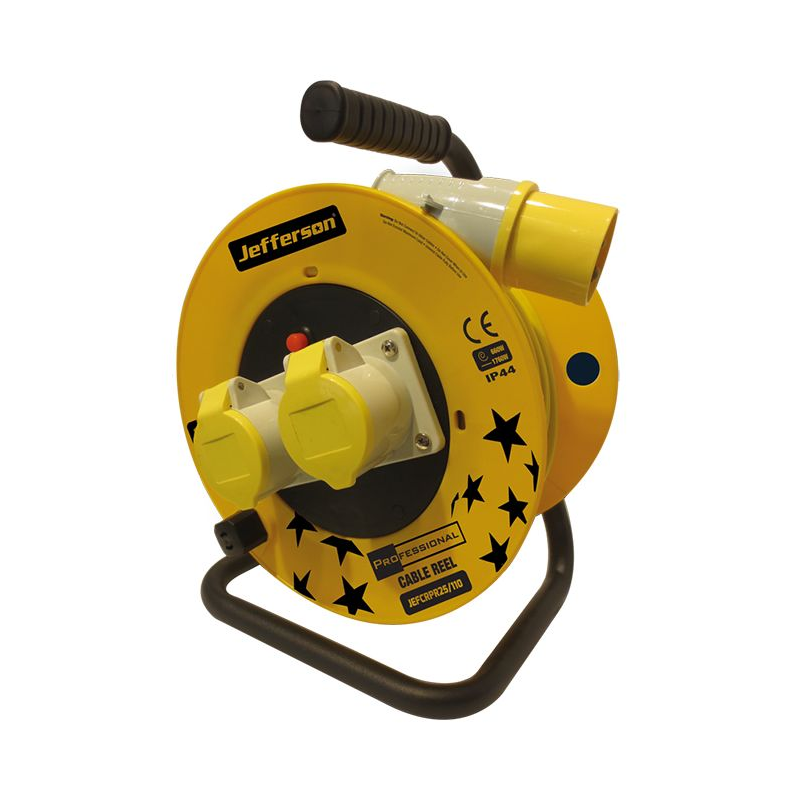 Jefferson 25m Cable Reel 110V