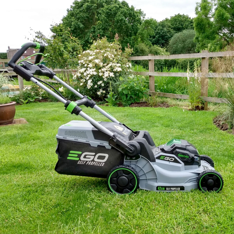 EGO LM1702E-SP 56V 42cm Self-Propelled Mower Kit (4Ah Battery & CH21000E Charger)