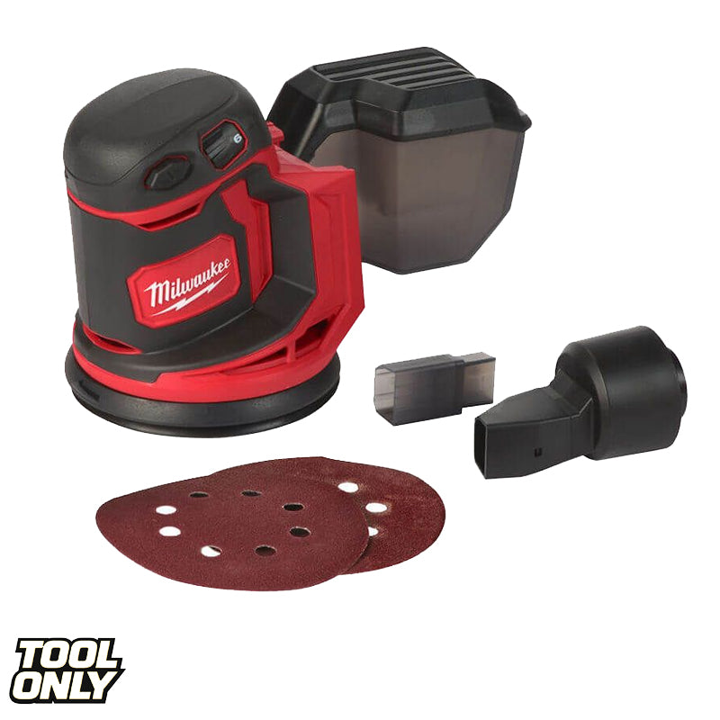 MILWAUKEE M18BOS125-0 18V 125mm SANDER (BODY ONLY)