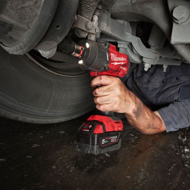 Milwaukee M18FHIW2F12-503X 18V FUEL 1/2'' High Torque Impact Wrench (3x 5Ah Batteries, Charger, Case) (Copy)