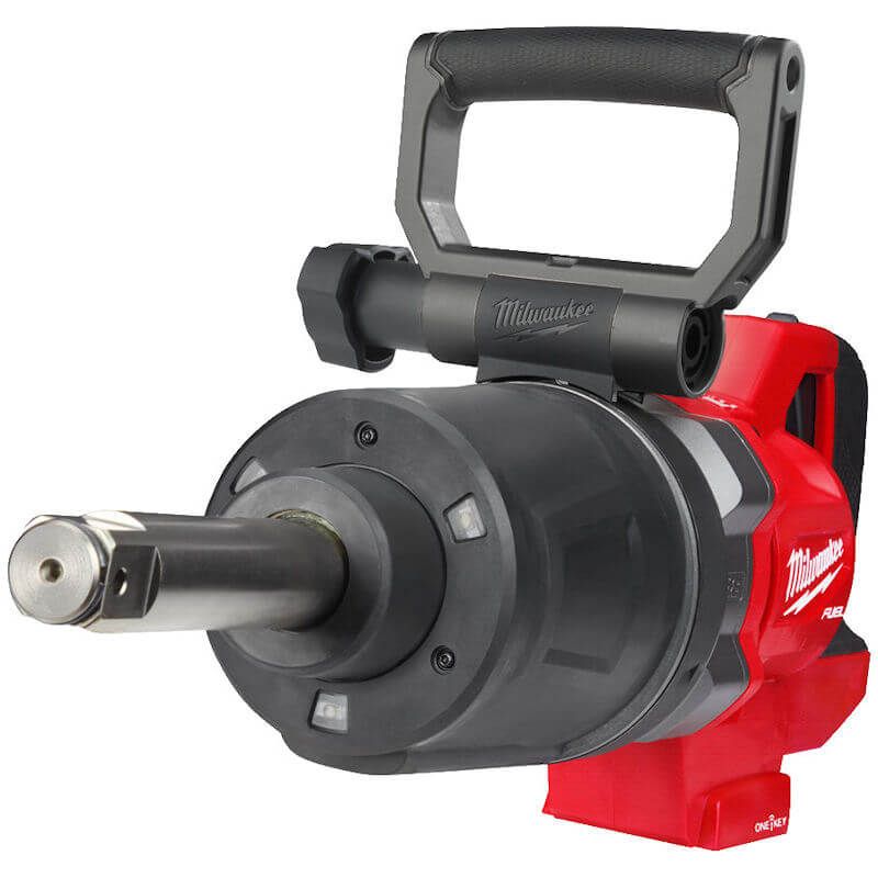 MILWAUKEE M18ONEFHIWF1D-121C 1'' FUEL D-HANDLE HIGH TORQUE IMPACT WRENCH ONE KEY FORGE KIT (12AH BATTERY, CHARGER, CASE)