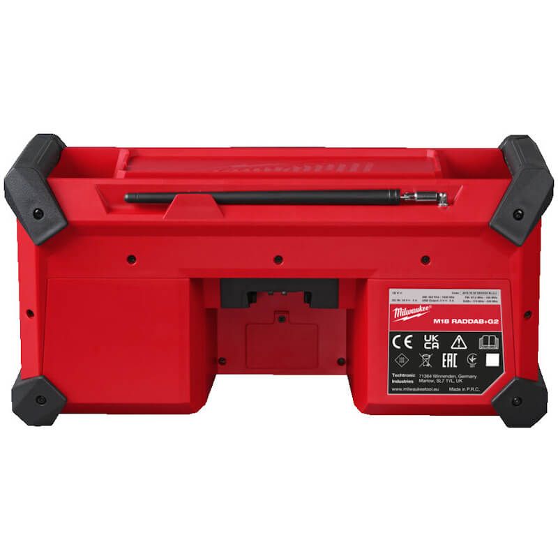 Milwaukee M18RADDAB+G2-0 M18 Jobsite Radio with DAB+ (Body Only)