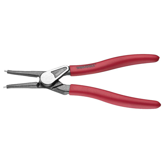 Teng Tools MBE472-7 7" Straight/Outer Circlip Plier Vinyl Grip with Spring