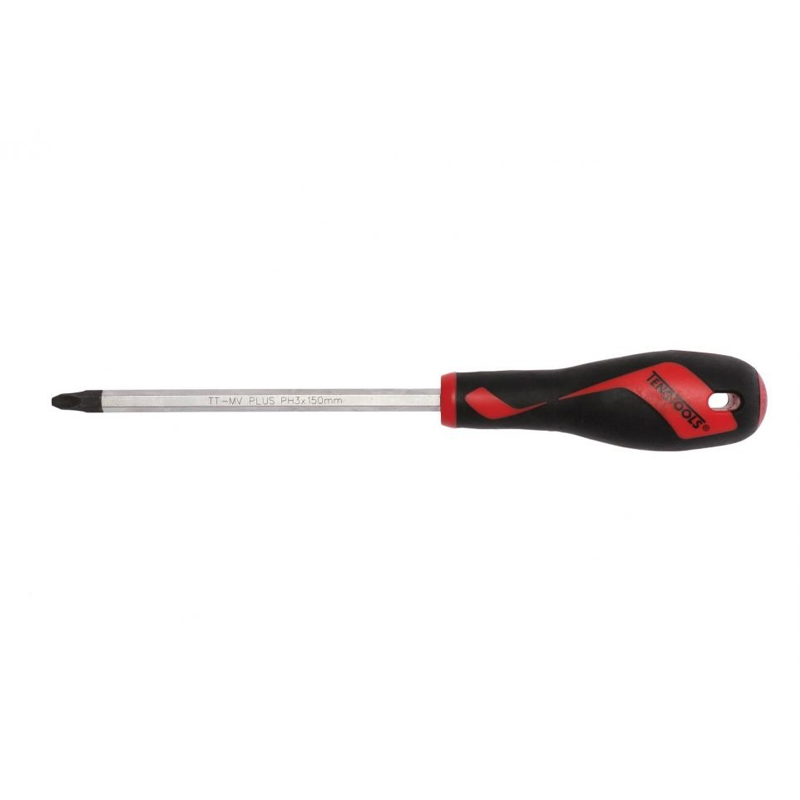 Teng Tools MD953N Phillips Screwdriver With Hexagonal Shaft PH3 x 150mm
