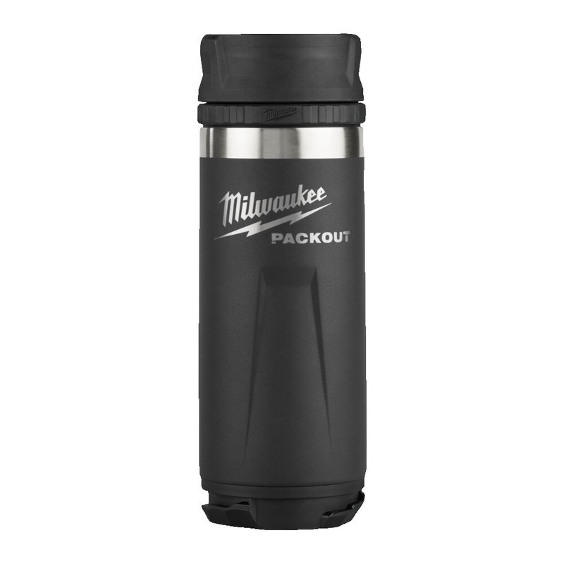 Milwaukee Packout Insulated Bottle 532ml Sip Lid Black