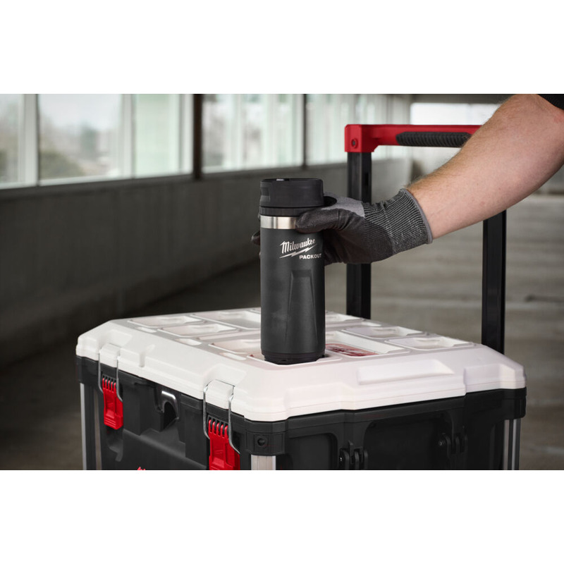 Milwaukee Packout Insulated Bottle 532ml Sip Lid Black