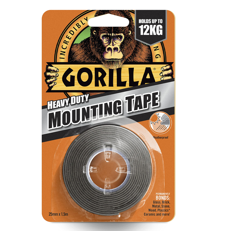 Gorilla Glue Mounting Tape Heavy Duty 25mm x 1.5m