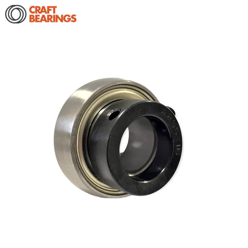 Craft SA205-16 Flat Back Spherical Outer Bearing Insert with Eccentric Collar Lock 1 inch Bore 0.22kg