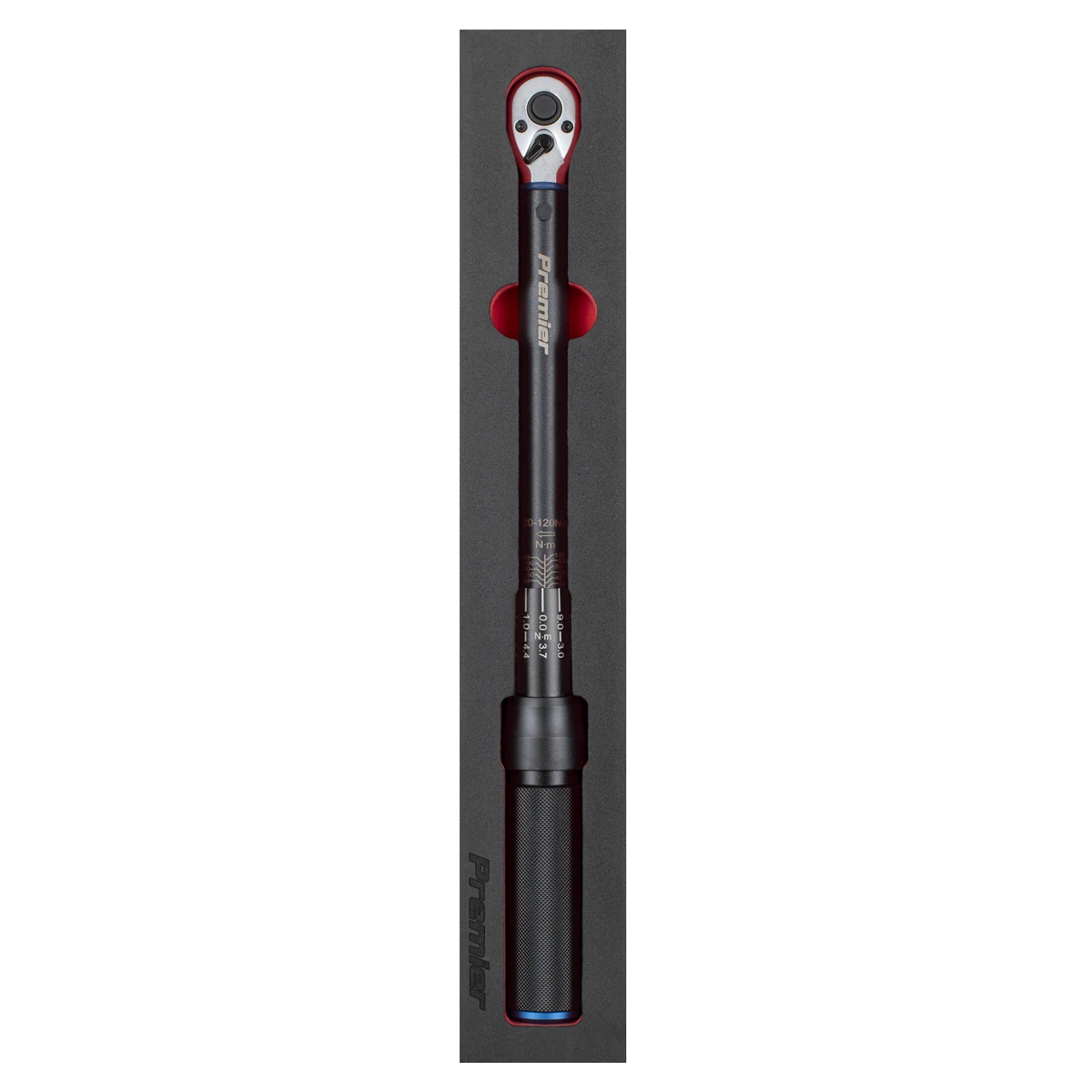 Sealey Premier Black Calibrated Micrometer Torque Wrench 3/8'' SQ Drive 20-120NM STW903B