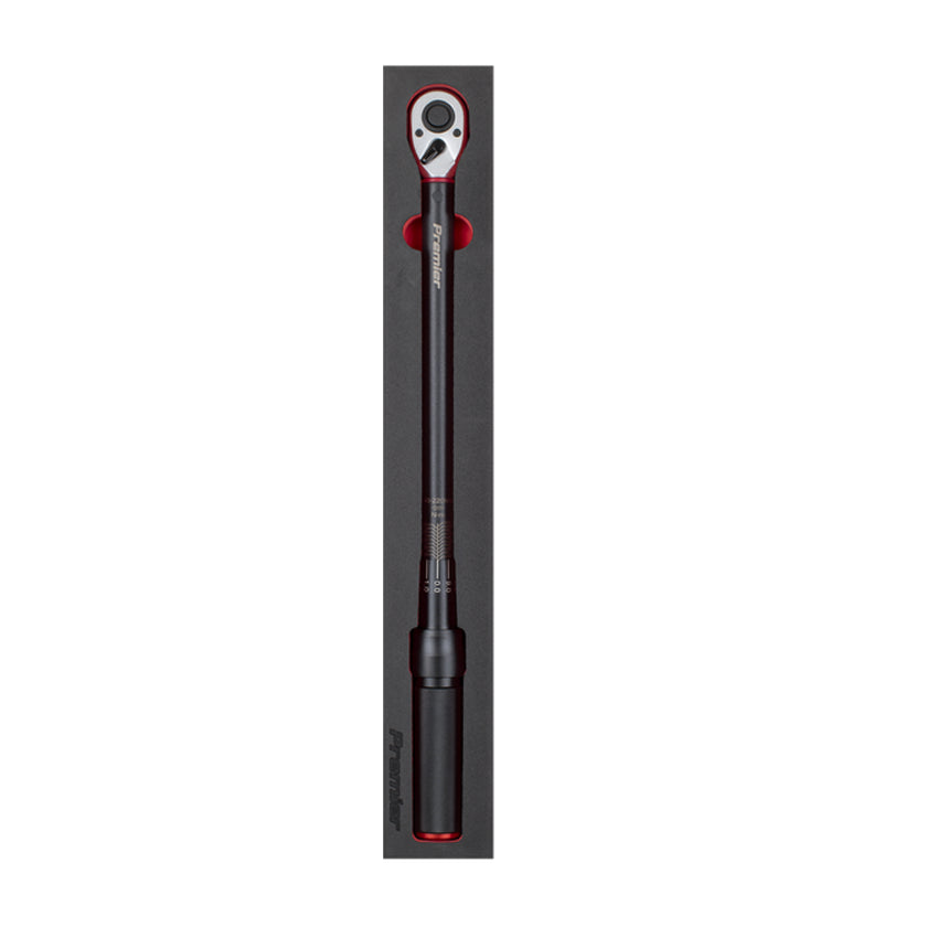 Sealey Premier Black 1/2″ Drive Calibrated Micrometer Torque Wrench 40-220Nm STW904B