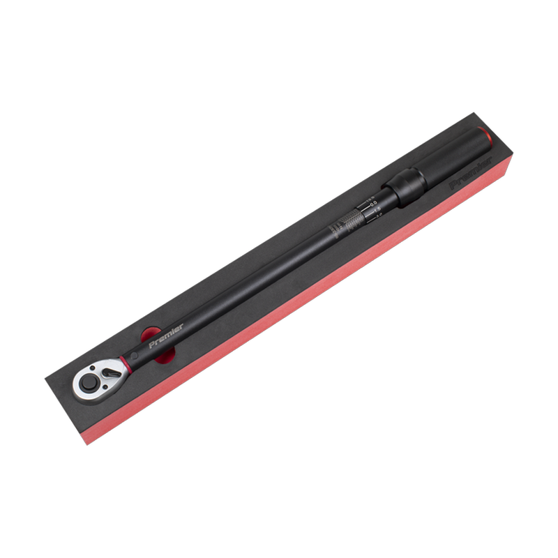 Sealey Premier Black Calibrated Micrometer Torque Wrench 1/2'' SQ Drive 60-330NM STW905B