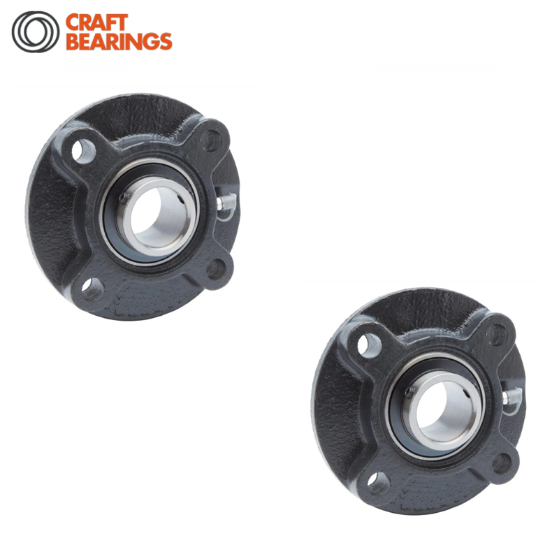 Pack of 2 UCFC206 Craft 30mm Flanged Cartridge Bearing 3.36kg