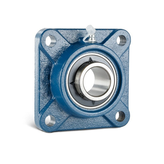 FY60FM SKF 60mm Bore Square 4-Bolt Flange with Eccentric Locking Collar