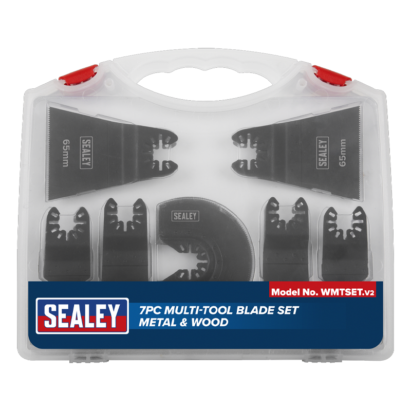 Sealey 7pc Multi Tool Blade Set Metal & Wood WMTSET.v2