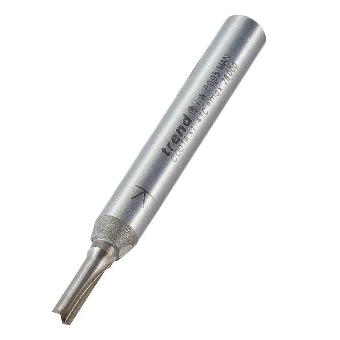 TREND C001A TWO FLUTE CUTTER 3MM DIAMETER 1/4" SHANK