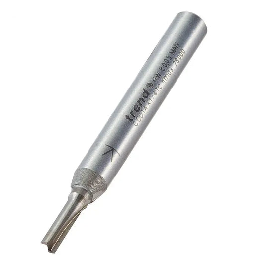 TREND C001A TWO FLUTE CUTTER 3MM DIAMETER 1/4" SHANK
