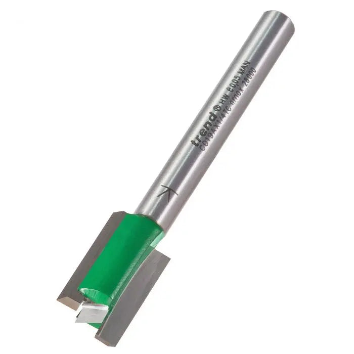 TREND C019A CRAFT PRO 12MM X 19MM 1/4IN SHANK ROUTER CUTTER BIT FOR USE WITH TREND HINGE JIGS