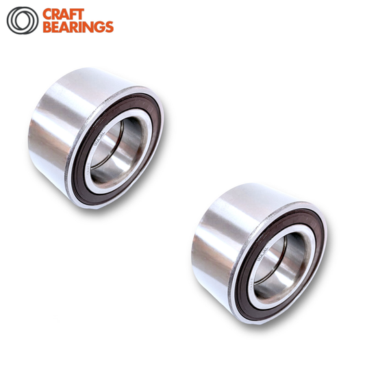 Pack of 2 - Craft DAC30500020-2RS Rubber Sealed Double Row Wheel Bearing 30x50x20mm 0.264kg