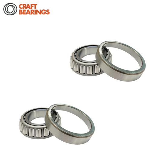 Pack of 2 Craft 30207 Taper Tapered Roller Bearing 35x72x18.25