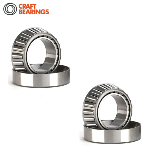 Pack of 2 - 15123/15245 Craft Brand Imperial Tapered Roller Trailer Bearing 0.5kg