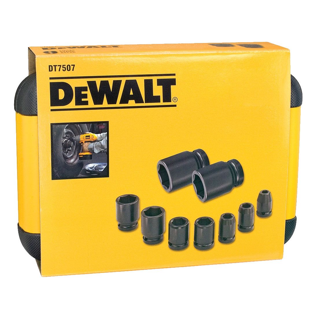 DeWalt DT7507-QZ Impact Socket Set x9 Pcs