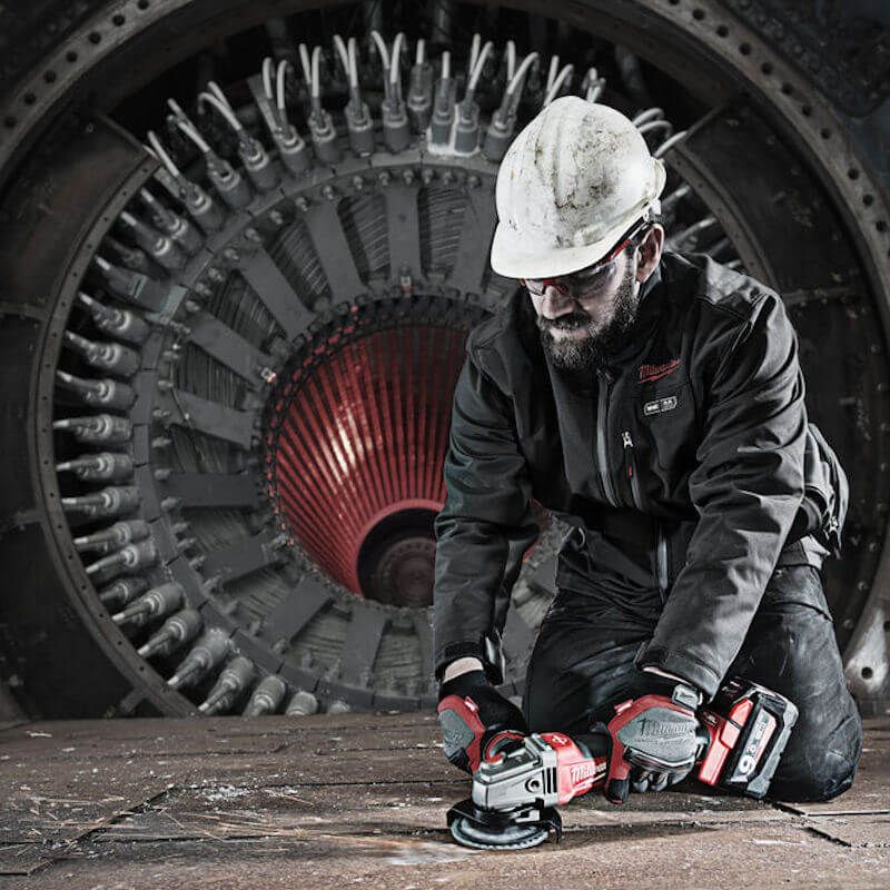 Milwaukee M18CAG115XPDB-0 M18 FUEL 115mm Braking Angle Grinder (Body Only)