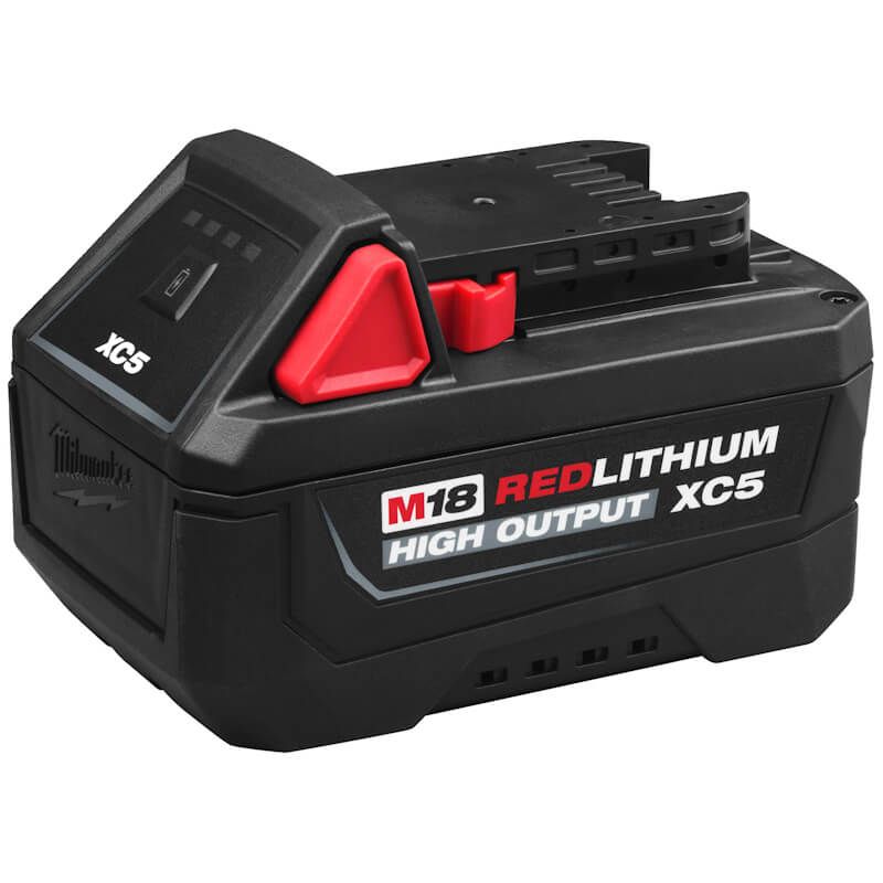 NEW - Milwaukee M18HB5 M18 High Output XC5 5Ah Battery 4932499042)