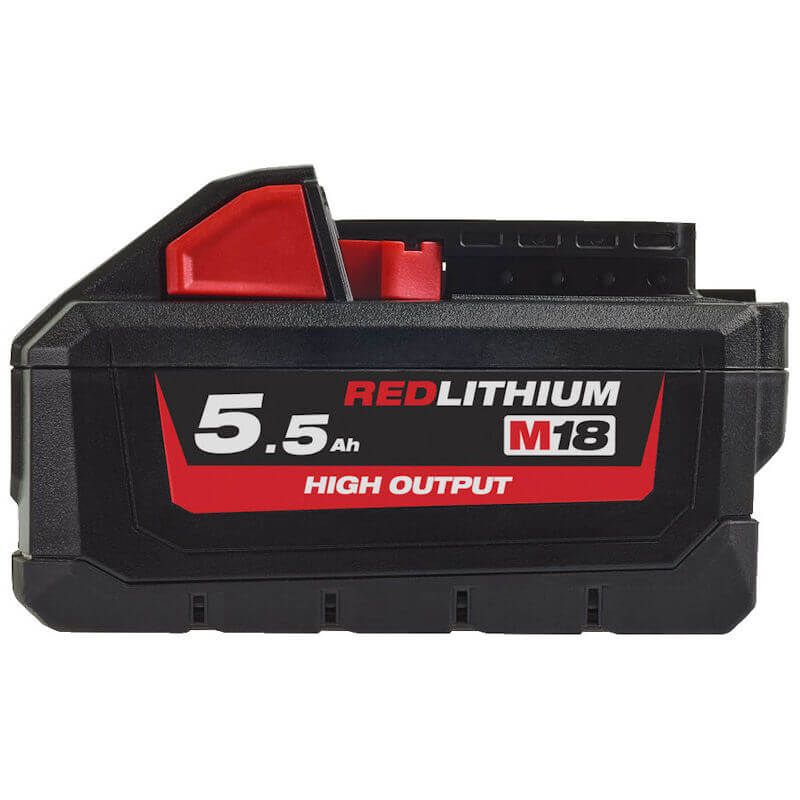 Milwaukee M18HB5.5 M18 5.5Ah High Output Red Lithium-Ion Battery
