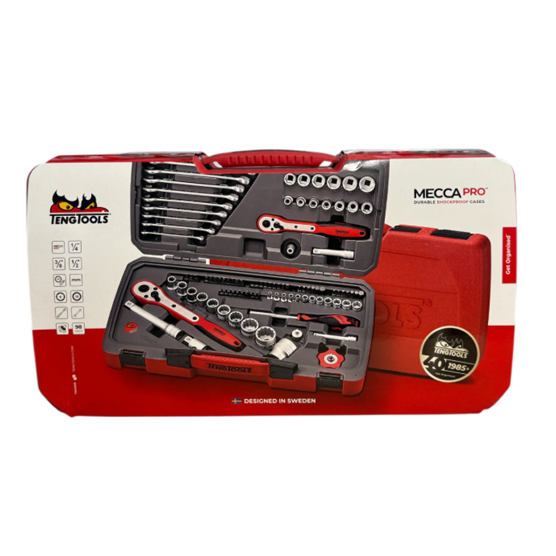 Teng Tools 98pc Ratcheting, Spanner & Socket Set TMX098