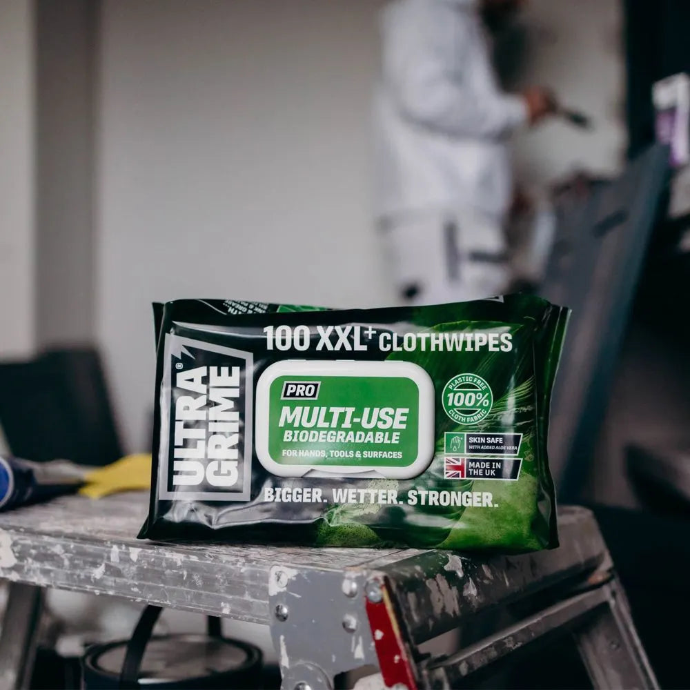 Ultra Grime x100 XXL Multi-Use Bio Degradable Cloth Wipes