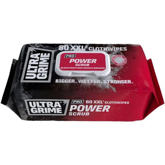 Ultra Grime x80 XXL Scrub Cloth Wipes